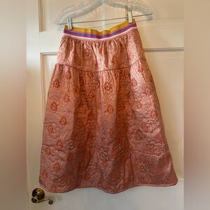 Kimchi Blue Estrella jacquard tiered skirt